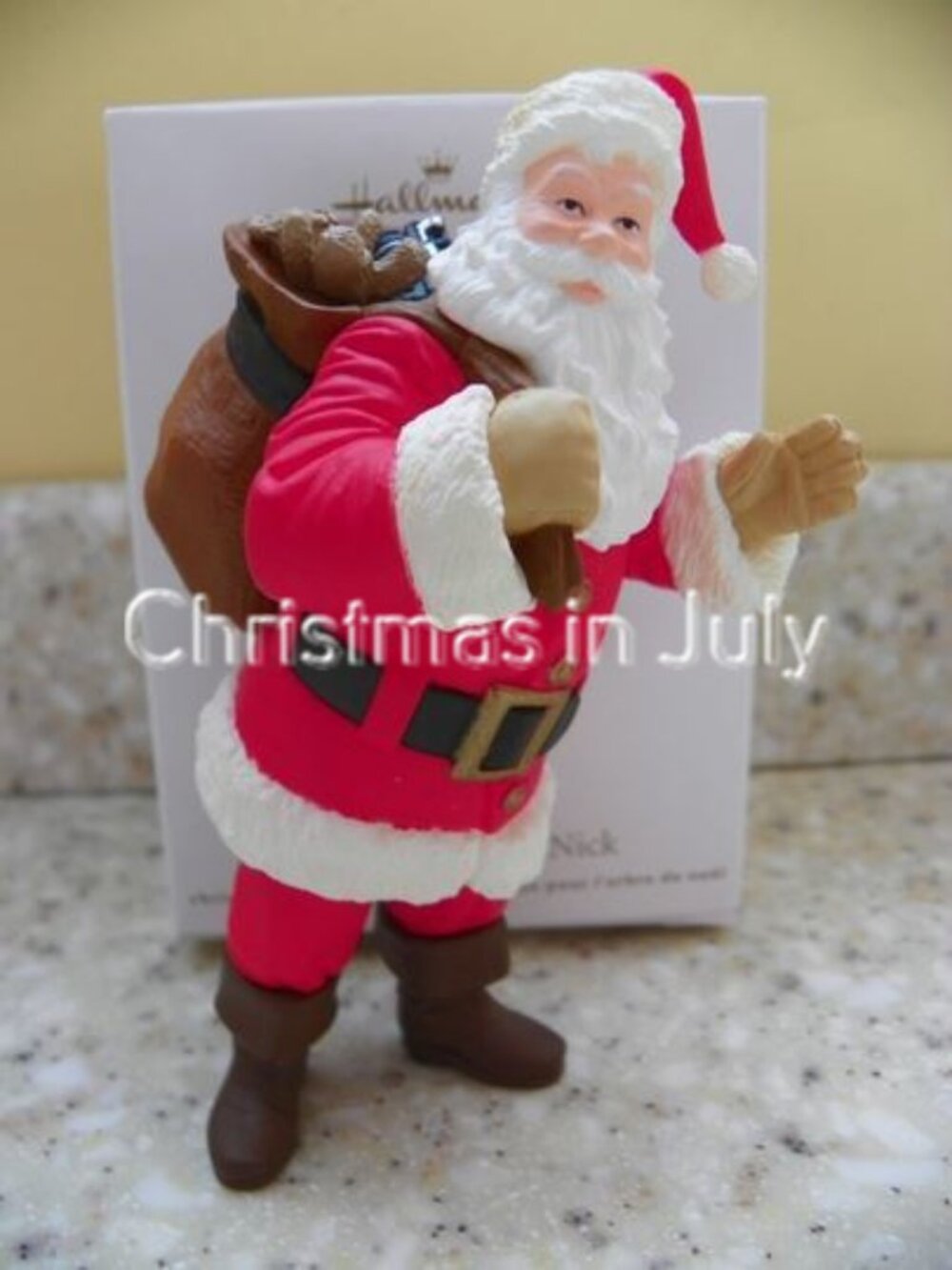 Hallmark 2011 A Visit From St. Nick Santa Claus Christmas Ornament